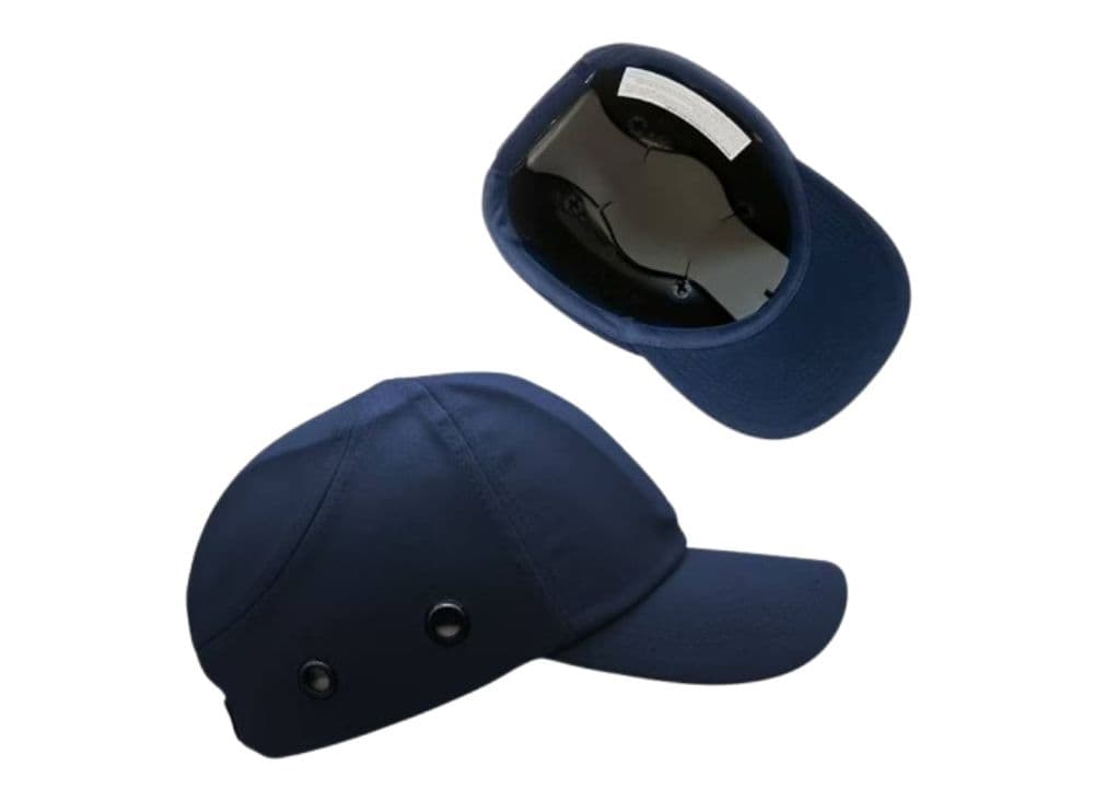 Safety Blue Black Bump Cap
