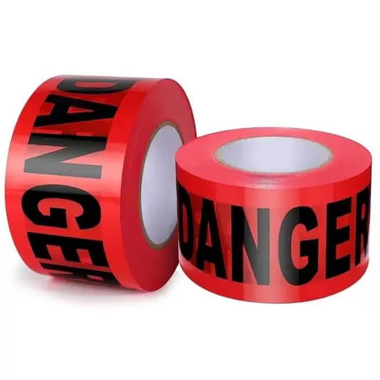 High-Visibility Danger Tape