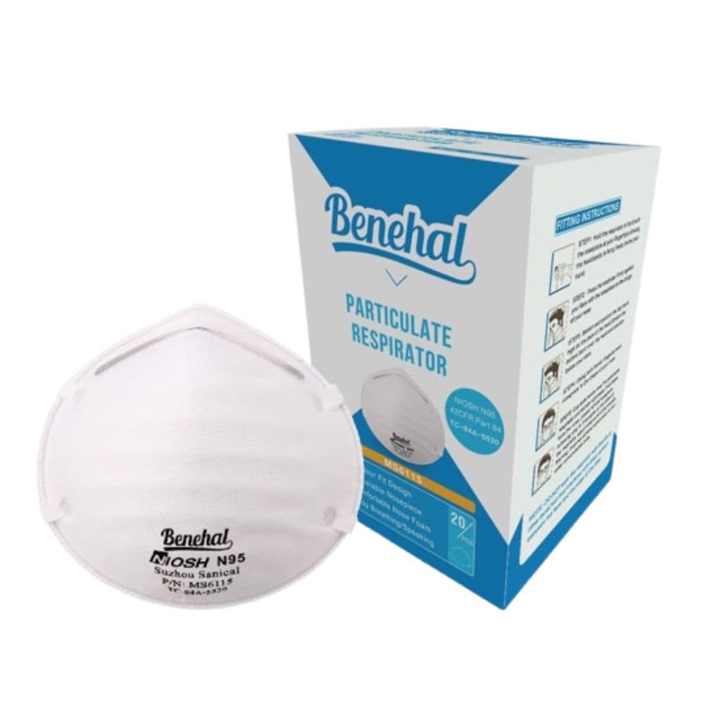 Benehal NIOSH N95 Particulate Respirator Mask