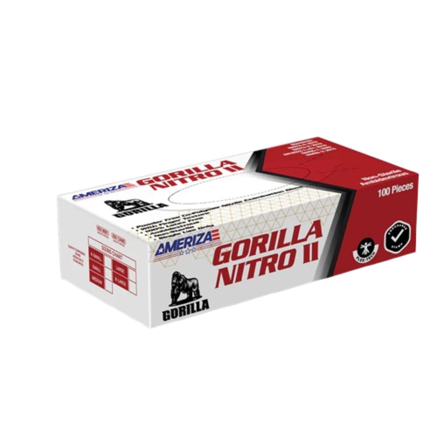 Ameriza Gorilla Nitro II Nitrile Gloves